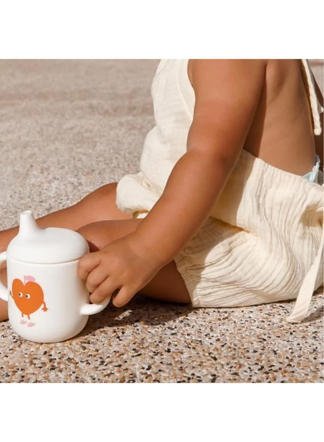 SUNNY LIFE  Sippy Cup Poppy the Peach Cream  | Best Price UAE